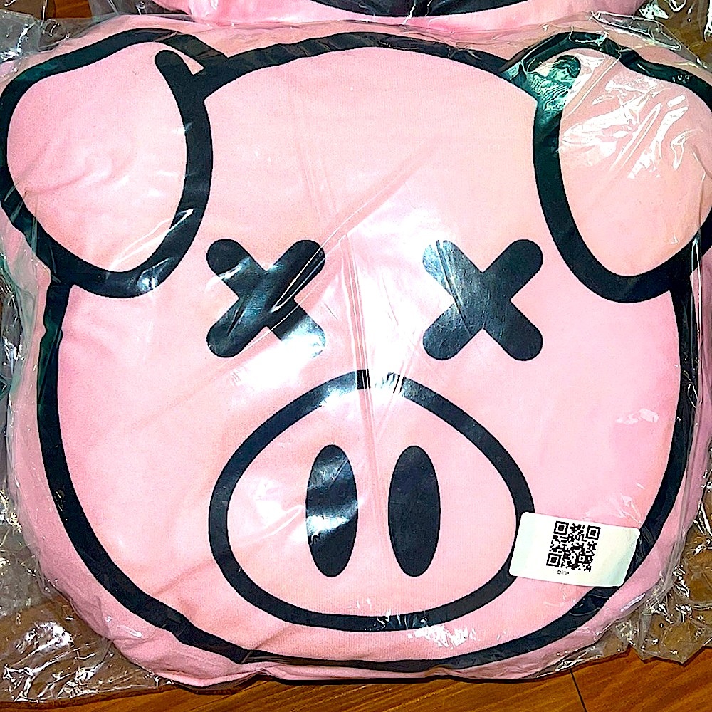🍒BOGO50%🍒🆕🩷SHANE DAWSON: PINK Pig Head Pillow
